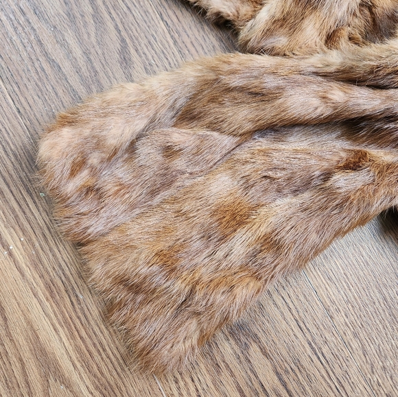 Vintage Rabbit Fur Stole Wrap - Picture 2 of 4